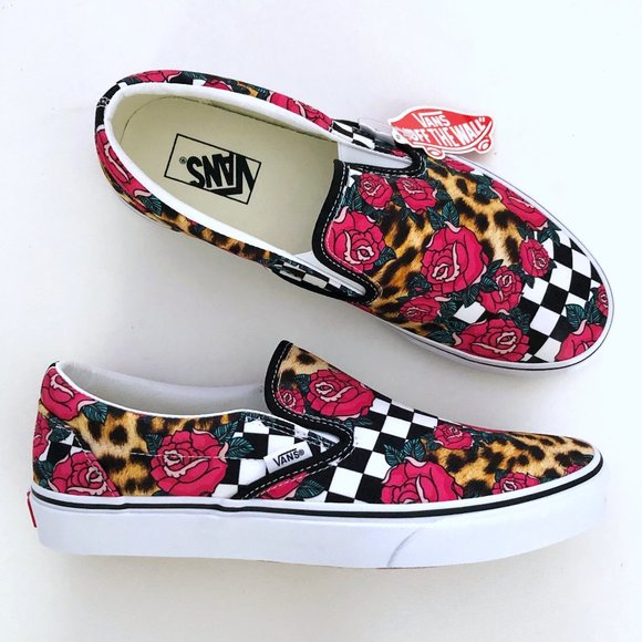 cheetah rose vans